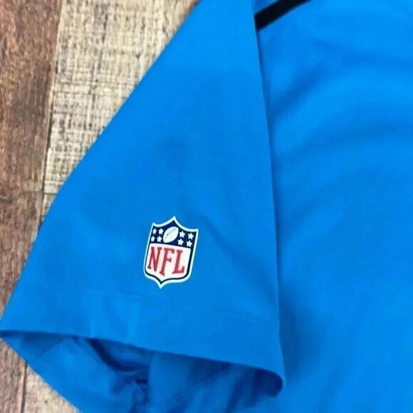 Nike Dri-Fit NFL Carolina Panthers Polo Shirt - Picture 5 of 9